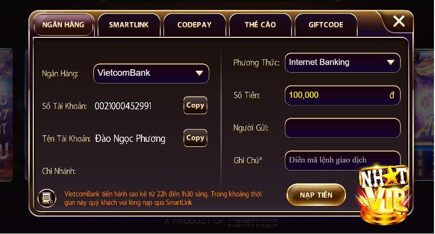 Khuyến mãi hoàn tiền 1% cho hạng H3bet, không giới hạn mức tối đa - H3bet