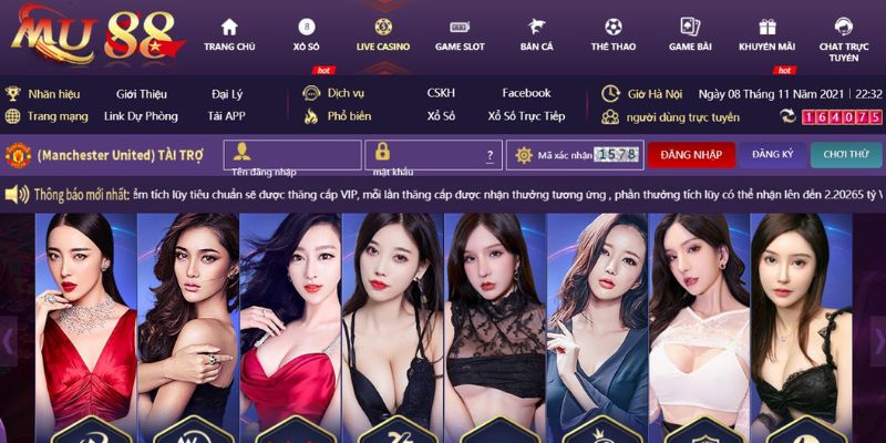 Trang web của K88 Games có giao diện đẹp và hiện đại - K88